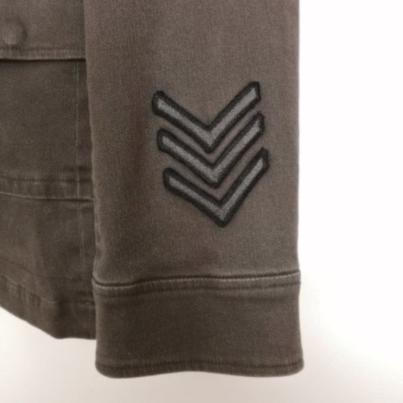 Black Rivet Unisex Brown Utility Jacket - Picture 5 of 10